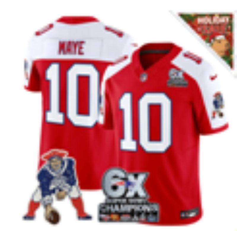 Men 2026 New England Patriots #10 Maye Red 3th generations Nike Limited NFL Jersey style 0093->new england patriots->NFL Jersey